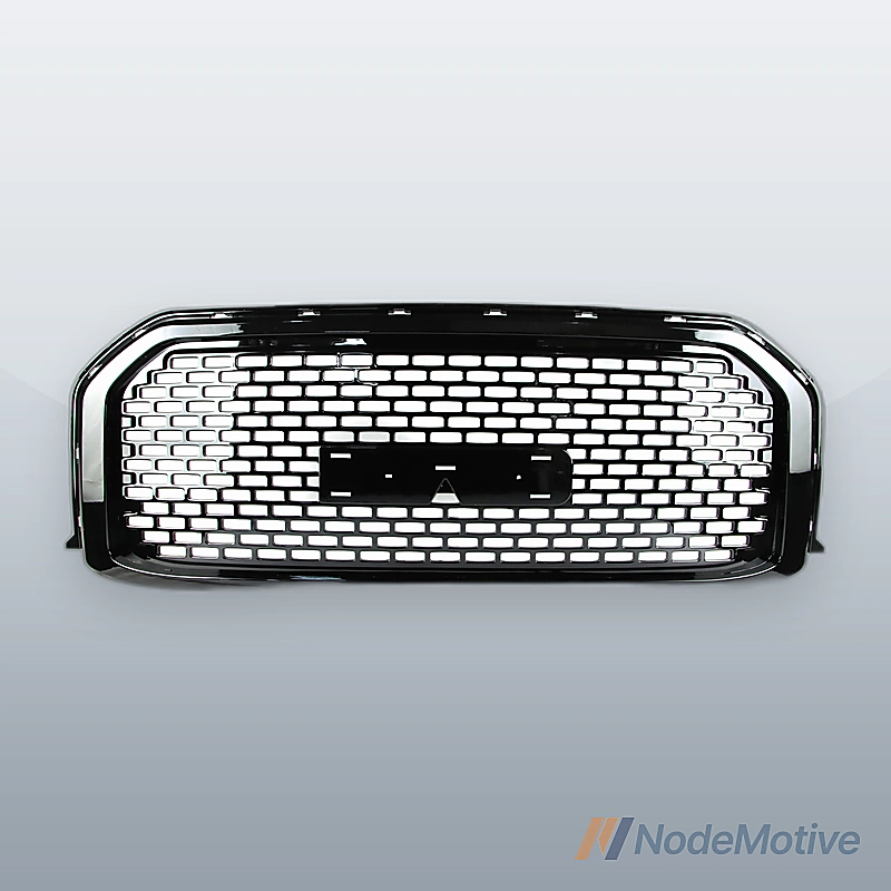 Car Front Grill for 2015-2018 GMC Yukon Yukon XL,Gloss Black Grille