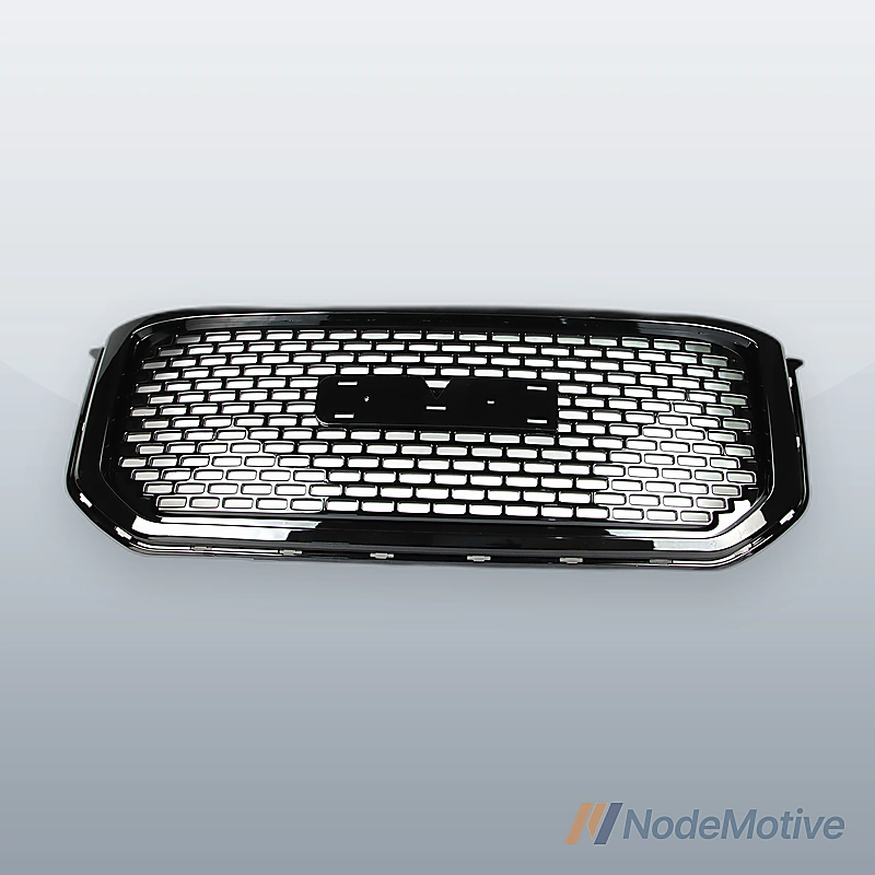 Car Front Grill for 2015-2018 GMC Yukon Yukon XL,Gloss Black Grille