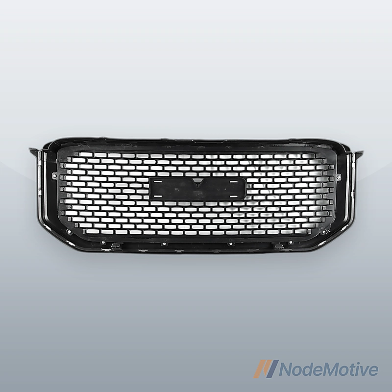 Car Front Grill for 2015-2018 GMC Yukon Yukon XL,Gloss Black Grille
