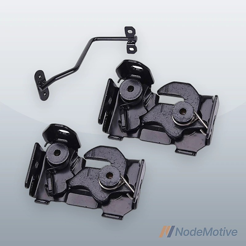 3PCS Hood Safety Catch Latch Lock & Center Support for Mercedes W212