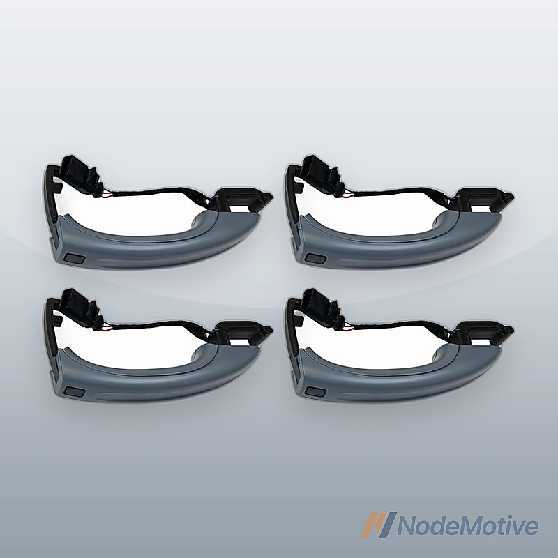 4PCS Exterior Door Handle For AUDI Q7 2007-2015 3.0L 3.6L 4.2L
