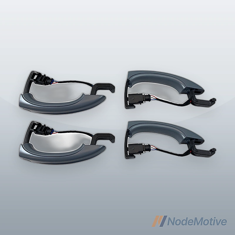 4PCS Exterior Door Handle For AUDI Q7 2007-2015 3.0L 3.6L 4.2L