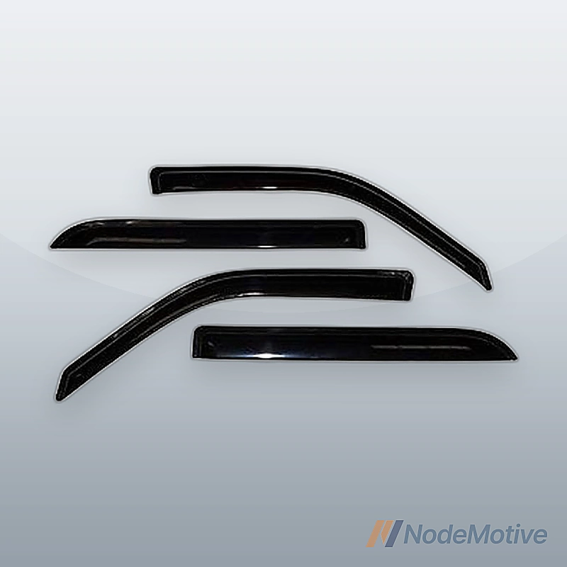 4x For 10-18 Ram 1500/2500/3500 Crew Cab Sun/Rain Guard