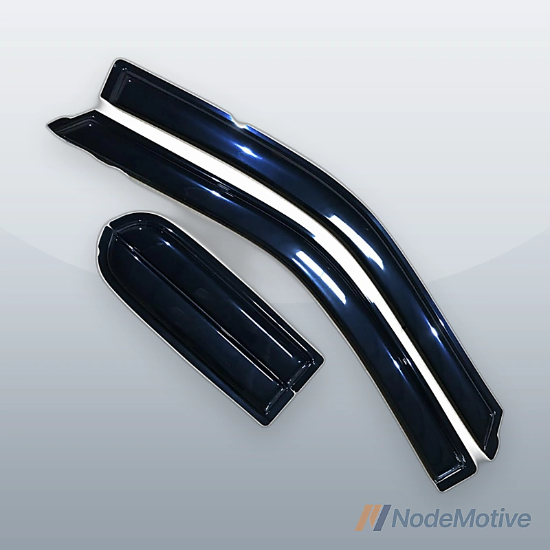 4pcs For 15-20 Ford F150 SuperCab/Ext Cab Sun Rain Guard Window Visor