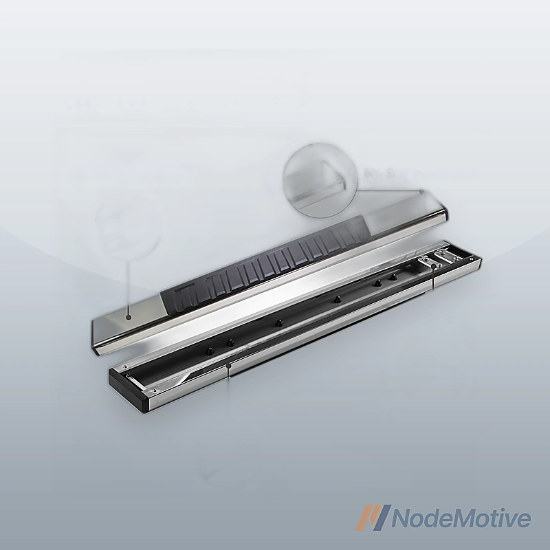 For 07-19 Silverado/Sierra Regular Cab 6\"Side Step Nerf Bar Running Board Chrome