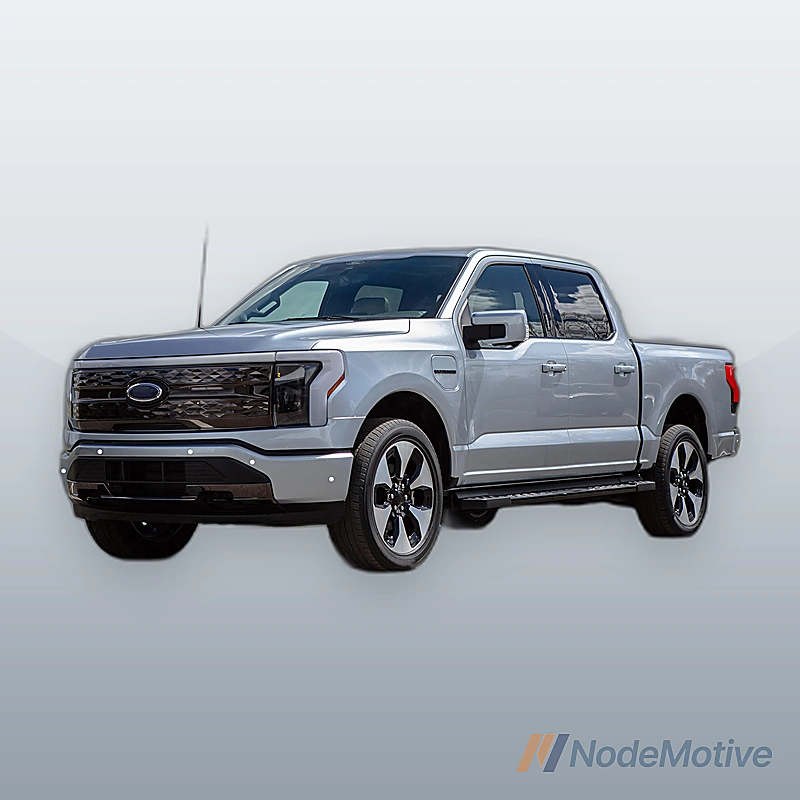 Chrome Front Bumper Face Bar For 21-23 Ford F150 W/Sensor Holes