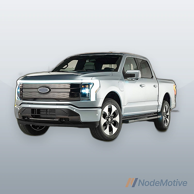Chrome Front Bumper Face Bar For 21-23 Ford F150 W/Sensor Holes