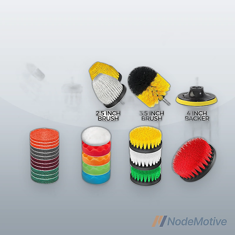 Drill Brush Attachments Set Drill not include