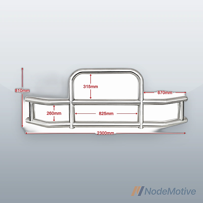 Front Bumper Deer Guard for Kenworth T660 T680 2022 with Bracket